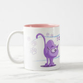 Tasse 2 Couleurs Tours de chat (Gauche)