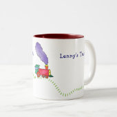 Tasse 2 Couleurs Tous à bord du train de Choo Choo (Devant droit)