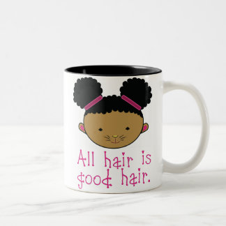 Tasse 2 Couleurs Tous les cheveux sont de bons cheveux (le lapin