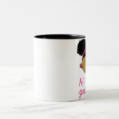 Tasse 2 Couleurs Tous les cheveux sont de bons cheveux (le lapin (Centre)