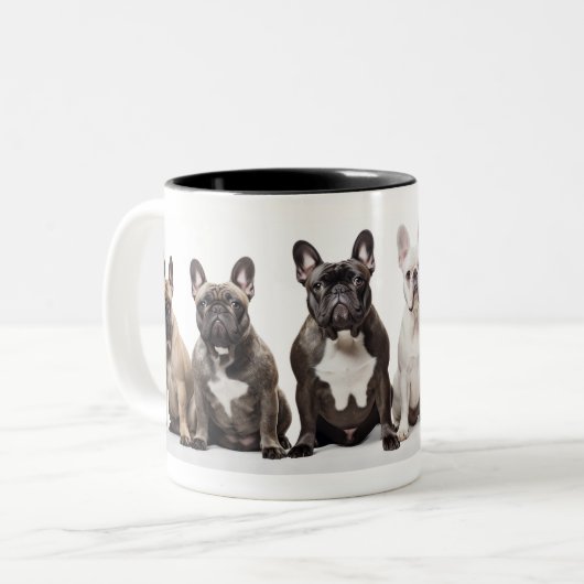 Tasse 2 Couleurs Tous les petits français (Devant gauche)