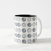 Tasse 2 Couleurs Tous les rouleaux de cannelle (Devant droit)