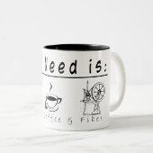 Tasse 2 Couleurs Tout ce dont j'ai besoin (Devant droit)