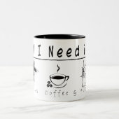 Tasse 2 Couleurs Tout ce dont j'ai besoin (Centre)