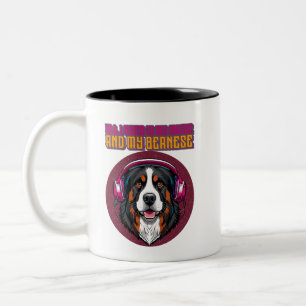 Tasse 2 Couleurs Tout ce dont j'ai besoin, c'est de ma musique et d