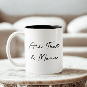 Tasse 2 Couleurs Tout cela et plus