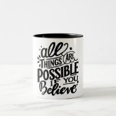 Tasse 2 Couleurs Tout Est Possible, Auto-Motivation (Centre)