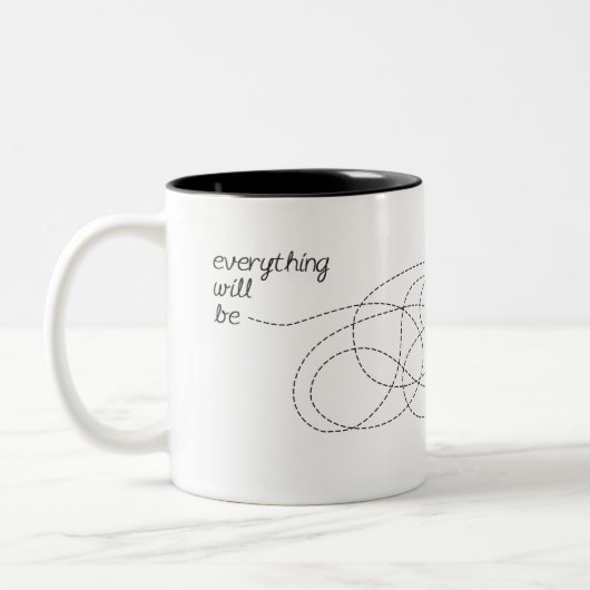 Tasse 2 Couleurs Tout sera CORRECT (Gauche)