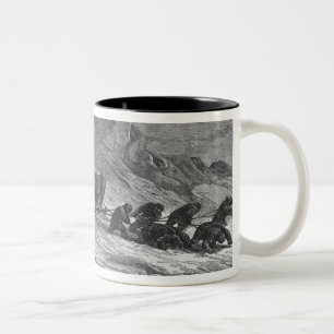 Tasse 2 Couleurs Traction des traîneaux par la banquise