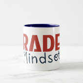 Tasse 2 Couleurs Trader Mindset – Discipline, Focus, Trading Psycho (Centre)