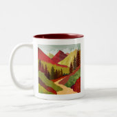 Tasse 2 Couleurs Trail Vers Le Ciel (Gauche)