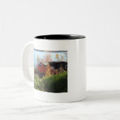 Tasse 2 Couleurs Train d'automne (Devant gauche)