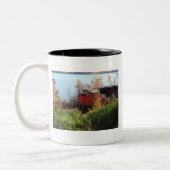 Tasse 2 Couleurs Train d'automne (Gauche)