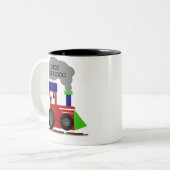 Tasse 2 Couleurs Train de Choo Choo (Devant gauche)