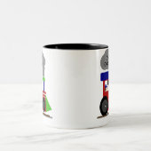 Tasse 2 Couleurs Train de Choo Choo (Centre)