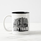 Tasse 2 Couleurs Train de devoir de Berlin (Gauche)