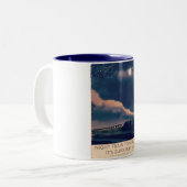 Tasse 2 Couleurs Train de nuit pour l'Écosse (Devant gauche)