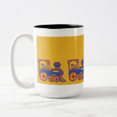 Tasse 2 Couleurs Train père Noël (Gauche)