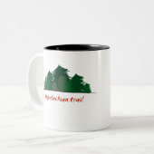 Tasse 2 Couleurs Traînée appalachienne (forêt) (Devant gauche)