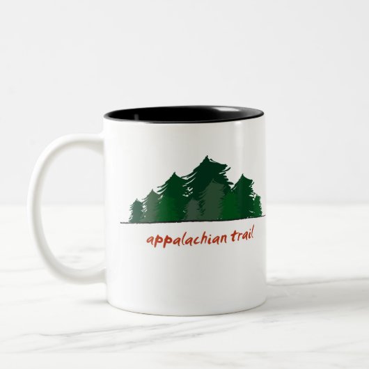 Tasse 2 Couleurs Traînée appalachienne (forêt) (Gauche)