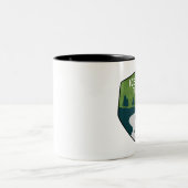 Tasse 2 Couleurs Traînée de période glaciaire (Centre)