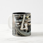 TASSE 2 COULEURS TRAINS À VAPEUR (Devant gauche)