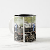 TASSE 2 COULEURS TRAINS À VAPEUR (Devant gauche)