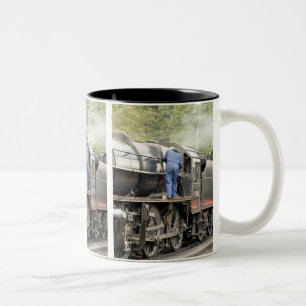 TASSE 2 COULEURS TRAINS À VAPEUR
