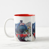 TASSE 2 COULEURS TRAINS À VAPEUR DE NOËL (Gauche)