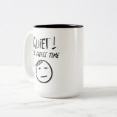 Tasse 2 Couleurs Tranquille - C'est du café (Devant gauche)