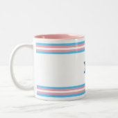 Tasse 2 Couleurs Transgender Israel Pride Flag (Gauche)