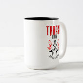 Tasse 2 Couleurs Trash Metal ne meurt jamais (Devant droit)