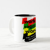 Tasse 2 Couleurs Travail ensemble (Devant gauche)