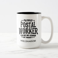 Travail postal à la retraite personnalisé n'a plus