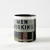 Tasse 2 Couleurs Travailler d'hommes (Centre)