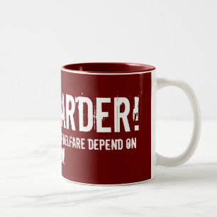 TASSE 2 COULEURS TRAVAILLER PLUS DUR !