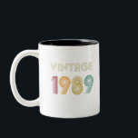 Tasse 2 Couleurs treize ans 30e anniversaire Cadeau Vintage 1989<br><div class="desc">Vêtements,  Chemise,  30ème cadeau pour femme,  30ème cadeau pour femme,  30ème tshirt d'anniversaire,  30ème femme d'anniversaire,  chemise d'anniversaire,  1989 cadeau pour femme,  1989 cadeau pour maman,  1989 cadeau pour femme,  chemise vintage de 1989,  chemise d'anniversaire 19989 Chemise d'anniversaire 1989,  Femme d'anniversaire 1989,  30e cadeau pour maman</div>