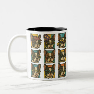 Tasse 2 Couleurs Trendsetters Boston Terrier