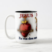 Tasse 2 Couleurs Três Sagrados Corações (Gauche)