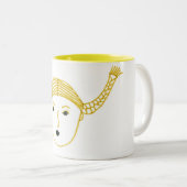Tasse 2 Couleurs Tresses (Devant droit)