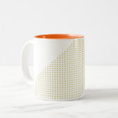 Tasse 2 Couleurs Triangle avec des triangles dans 3D (Devant gauche)