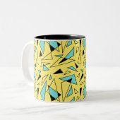 Tasse 2 Couleurs Triangles Pattern (Devant gauche)
