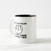 TASSE 2 COULEURS TRIATHLON DE SLOTH (Devant gauche)