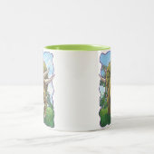 Tasse 2 Couleurs Tricératops mignons Têtes et Tails (Centre)