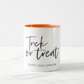 Tasse 2 Couleurs Trick and treat | Happy Halloween (Centre)
