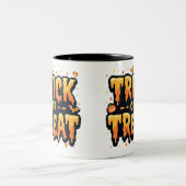 Tasse 2 Couleurs Trick ou traitement Halloween (Centre)