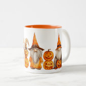 Tasse 2 Couleurs Trick ou Treat Gnomes (Devant droit)