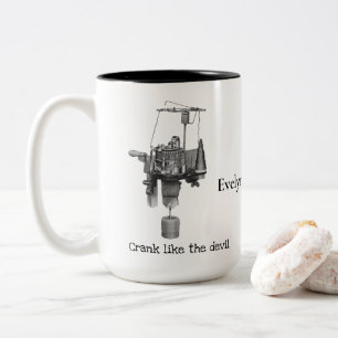 Tasse 2 Couleurs Tricot à bille circulaire d'antiquité