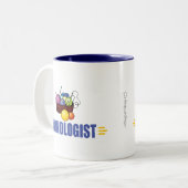 Tasse 2 Couleurs Tricot drôle (Devant gauche)