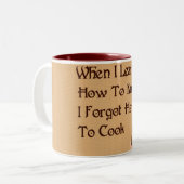 Tasse 2 Couleurs Tricoteuse étourdie (Devant gauche)